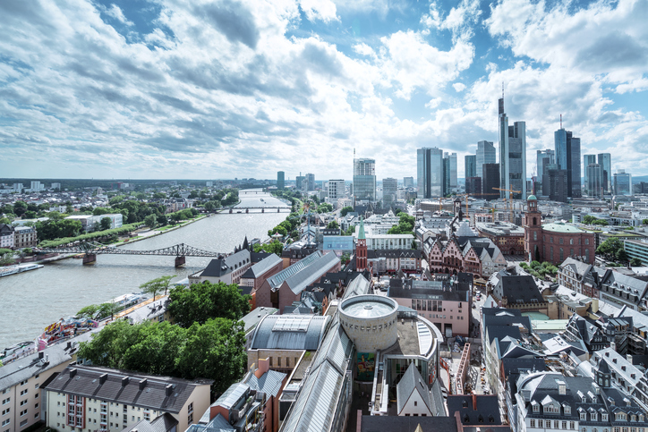 Frankfurt am Main aus Luftperspektive
